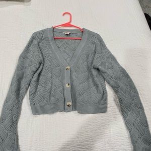 Womens button sweater